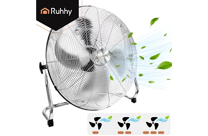 Ventilátor 50 cm, 130 W – fém, 3 sebesség