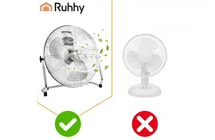 Ventilátor 50 cm, 130 W – fém, 3 sebesség
