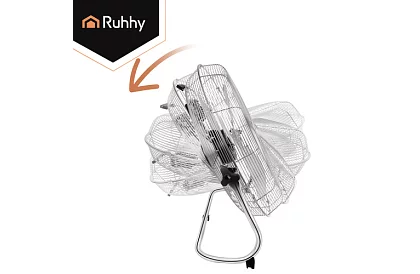 Ventilátor 50 cm, 130 W – fém, 3 sebesség