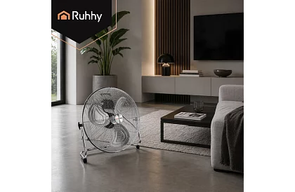 Ventilátor 50 cm, 130 W – fém, 3 sebesség