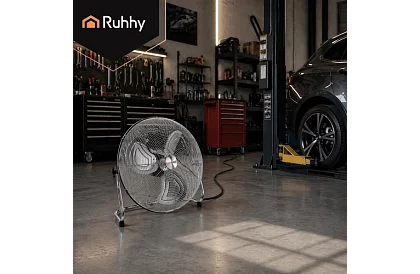 Ventilátor 50 cm, 130 W – fém, 3 sebesség