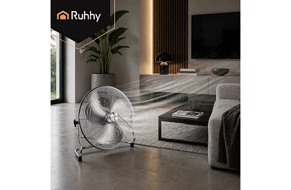 Ventilátor 50 cm, 130 W – fém, 3 sebesség