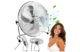 Ventilátor 50 cm, 130 W – fém, 3 sebesség