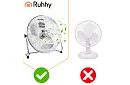Ventilátor 50 cm, 130 W – fém, 3 sebesség