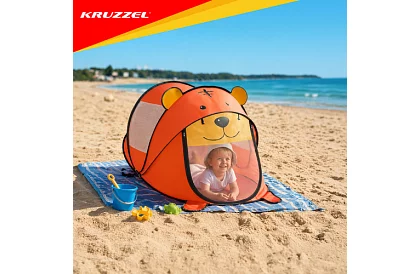 Gyermek strand sátor 180 × 95 × 82 cm – önkibővülő