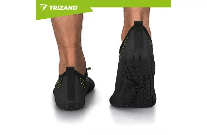 Vízicipő – csúszásgátló 5 mm, gyorsan száradó – fekete, 45-ös méret