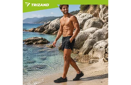 Vízicipő – csúszásgátló 5 mm, gyorsan száradó – fekete, 45-ös méret