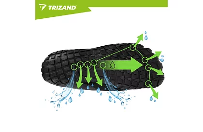 Vízicipő – csúszásgátló 5 mm, gyorsan száradó – fekete, 42-es méret