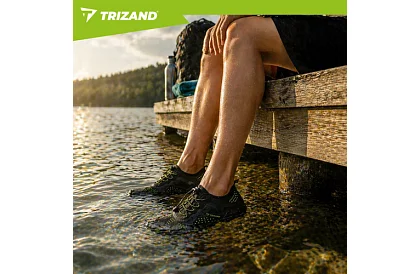 Vízicipő – csúszásgátló 5 mm, gyorsan száradó – fekete, 42-es méret