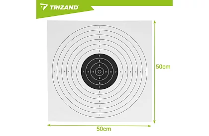 Lövőcél 50 × 50 cm – 100 darab a csomagban