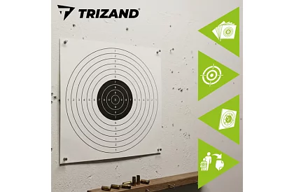 Lövőcél 50 × 50 cm – 100 darab a csomagban