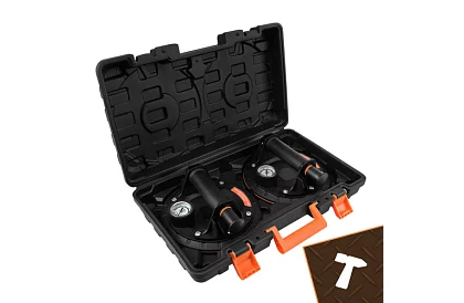 Vákuumos tapadókorong 2 darab burkolatokhoz, csempékhez és üveghez – teherbírás 200 kg