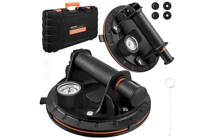 Vákuumos tapadókorong 2 darab burkolatokhoz, csempékhez és üveghez – teherbírás 200 kg