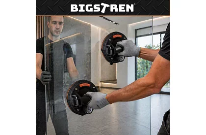 Vákuumos tapadókorong 2 darab burkolatokhoz, csempékhez és üveghez – teherbírás 200 kg