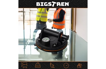 Vákuumos tapadókorong 2 darab burkolatokhoz, csempékhez és üveghez – teherbírás 200 kg