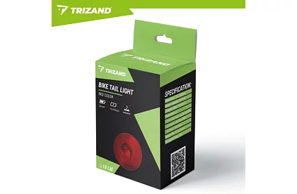Hátsó LED kerékpárlámpa – 6 üzemmód, IP66