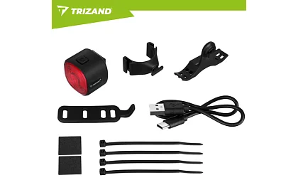 Hátsó LED kerékpárlámpa – 6 üzemmód, IP66