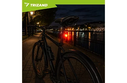 Hátsó LED kerékpárlámpa – 6 üzemmód, IP66