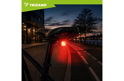 Hátsó LED kerékpárlámpa – 6 üzemmód, IP66