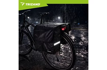 Dupla vízálló kerékpáros táska – 28 l