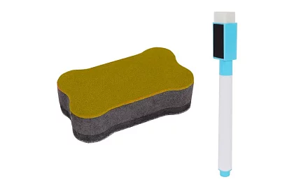 Kétoldalas fa tábla gyerekeknek 6 az 1-ben + tartozékok