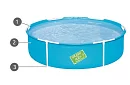 Rámú medence 152 × 38 cm – B56283