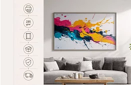 Színes energia - kép - Modern absztrakció tele dinamizmussal 41