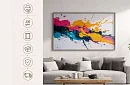 Színes energia - kép - Modern absztrakció tele dinamizmussal 41