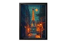 Párizsi éjszaka - kép - Eiffel-torony a holdfény alatt 19