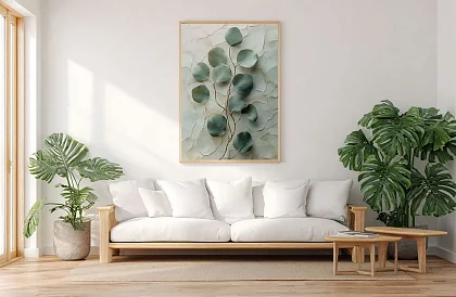 Természetes elegancia - kép - Finom levelek modern stílusban 28