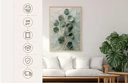 Természetes elegancia - kép - Finom levelek modern stílusban 28