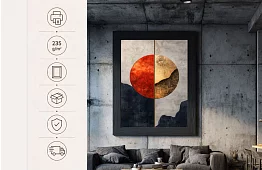 Arany kapcsolat - kép - Modern geometria hangsúlyos körrel 21