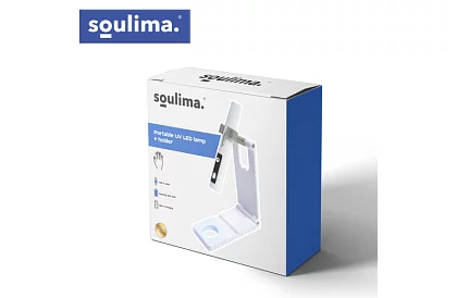 Átvihető UV lámpa a körmök számára + tartó