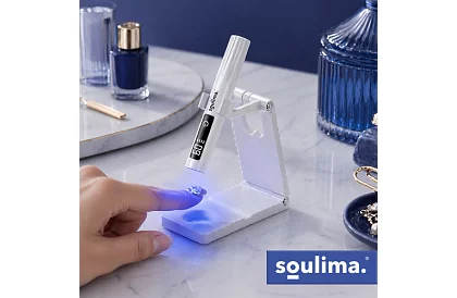 Átvihető UV lámpa a körmök számára + tartó
