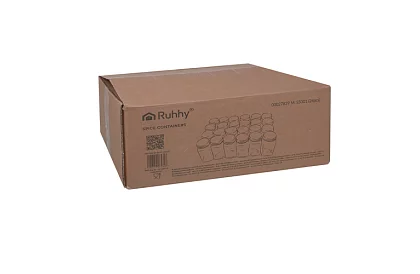 24 darab 120 ml-es üveg fűszeres üvegek készlet + címkék