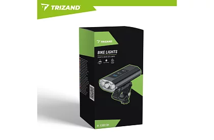 LED világítás készlet kerékpárhoz – 1300 lm, 5200 mAh