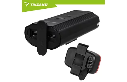 LED világítás készlet kerékpárhoz – 1300 lm, 5200 mAh