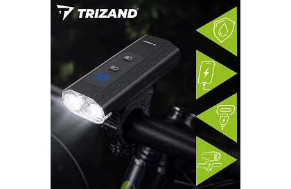 LED világítás készlet kerékpárhoz – 1300 lm, 5200 mAh