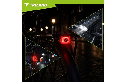 LED világítás készlet kerékpárhoz – 1300 lm, 5200 mAh