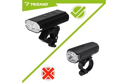 LED világítás készlet kerékpárhoz – 1300 lm, 5200 mAh