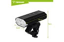 LED világítás készlet kerékpárhoz – 1300 lm, 5200 mAh