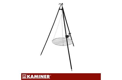 Háromlábú grill rács 70 cm – felfüggeszthető kerti grill tűzrakóhelyre