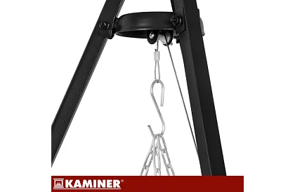 Háromlábú grill rács 70 cm – felfüggeszthető kerti grill tűzrakóhelyre
