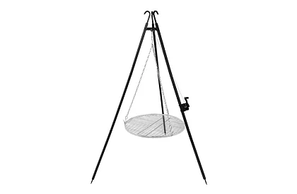 Háromlábú grill rács 70 cm – felfüggeszthető kerti grill tűzrakóhelyre