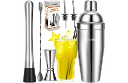 Rozsdamentes bárkészlet 700 ml – 6 részes készlet