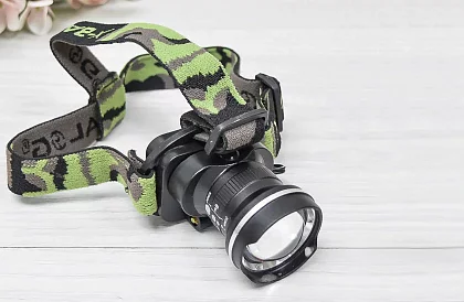 LED újratölthető fejlámpa BL6807 – ZOOM CREE LED 500 lm