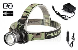 LED újratölthető fejlámpa BL6807 – ZOOM CREE LED 500 lm