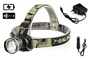 LED újratölthető fejlámpa BL6807 – ZOOM CREE LED 500 lm