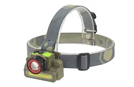 LED újratölthető LED fejlámpa DOCOSS 2 az 1-ben - ZOOM – CREE LED + COB LED