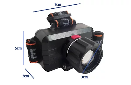 LED újratölthető fejlámpa BL1797 – ZOOM CREE LED